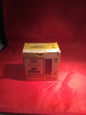Sears 16 guage shot shell box Ted William