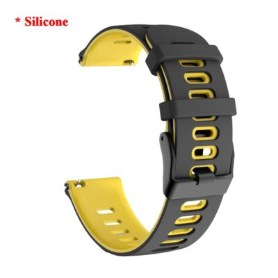 22mm Leather Watch Band Strap for Xiaomi Mi Watch S1 S2 42 46mm Color Active Pro