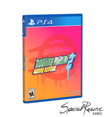 Hotline Miami 2 Wrong Number PS4 New Special Reserve Playstation