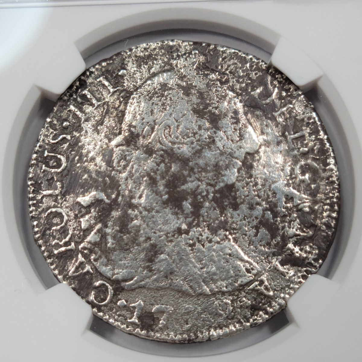 1779 Silver 8 Reales HALSEWELL SHIPWRECK NGC w/ COA PTS Potosi
