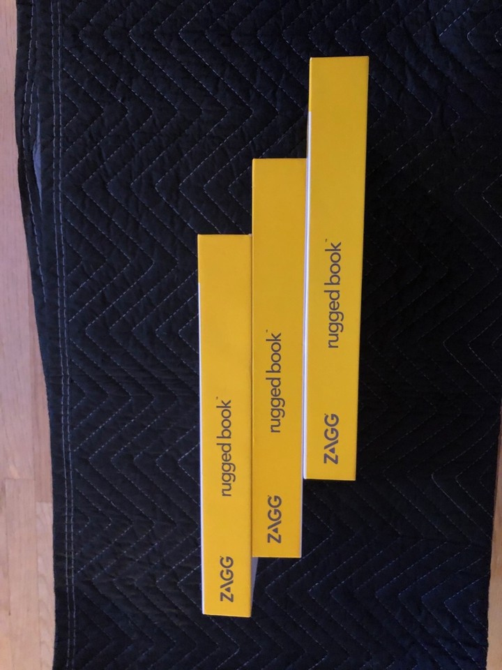 (3) Zagg Rugged Book Pro Wireless Keyboard Case for iPad Pro 9.7