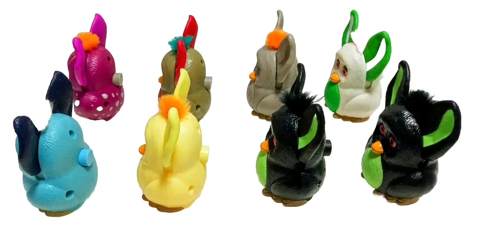 Lote de 8 figuras coleccionables de comida para niños Furby Burger King 2005 Hasbro GW 1-7 Foto 4 de 4