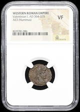 Nummus - Valens (SECVRITAS REIPVBLICAE; Siscia) - Roman