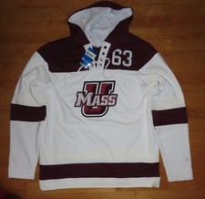 Champion UMASS UNIVERSITY OF MASSACHUSETTS AMHERST LG Hockey Sweatshirt w/ Tags