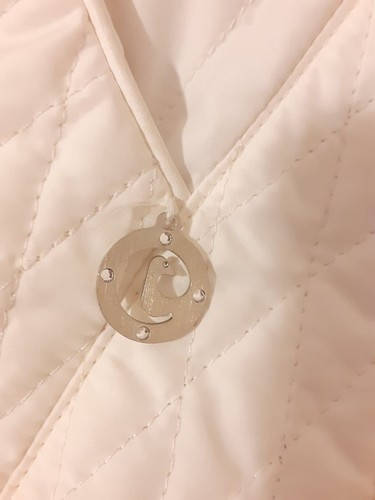 PIUMINO firmato CIESSE bianco smanicato leggero tg 42 giacca trapuntata gilet - Foto 5 di 13