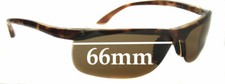 SFx Replacement Sunglass Lenses fits Ray Ban RB4085 - 66mm Wide