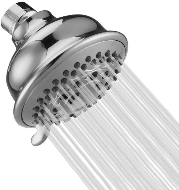 High Pressure Shower HEAD 5 Functions Adjustable Anti clog Rub