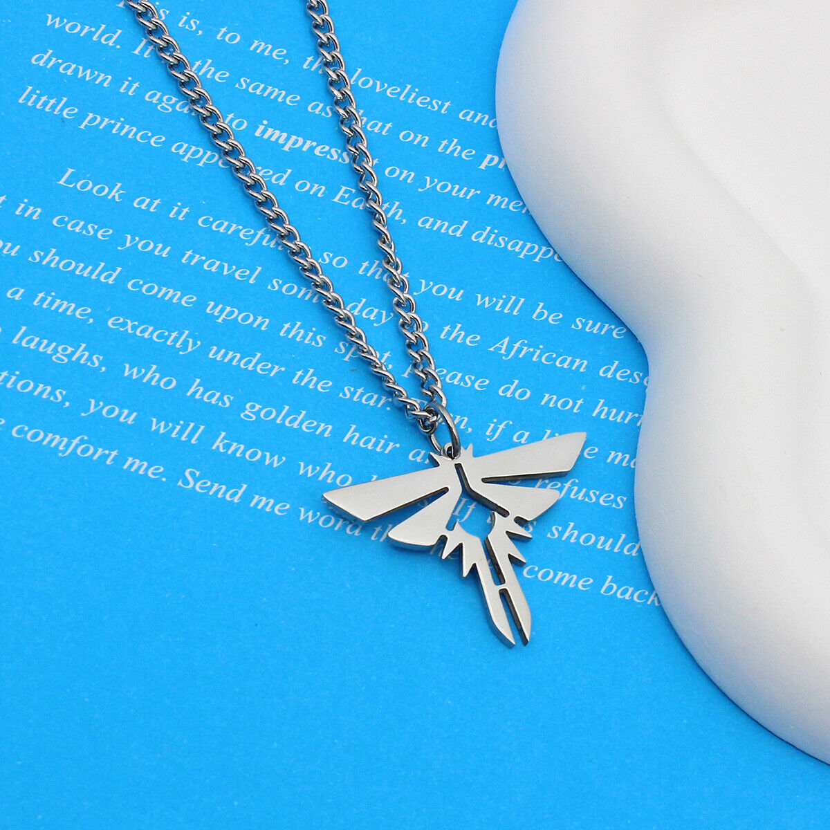 Game The Last of Us 2 Cosplay Ellie Firefly Logo Necklace Game The Last of Us 2 Cosplay Ellie Firefly Logo Necklace