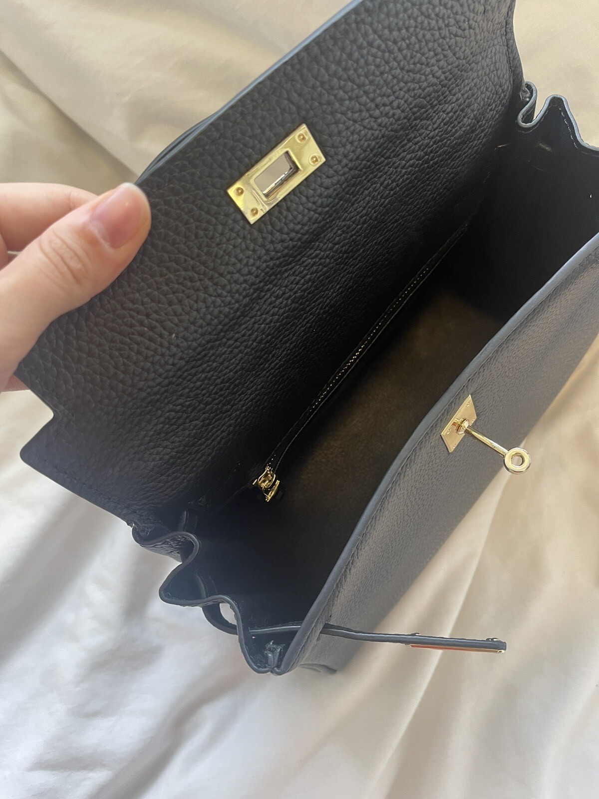 100 Pure Leather Bag eBay