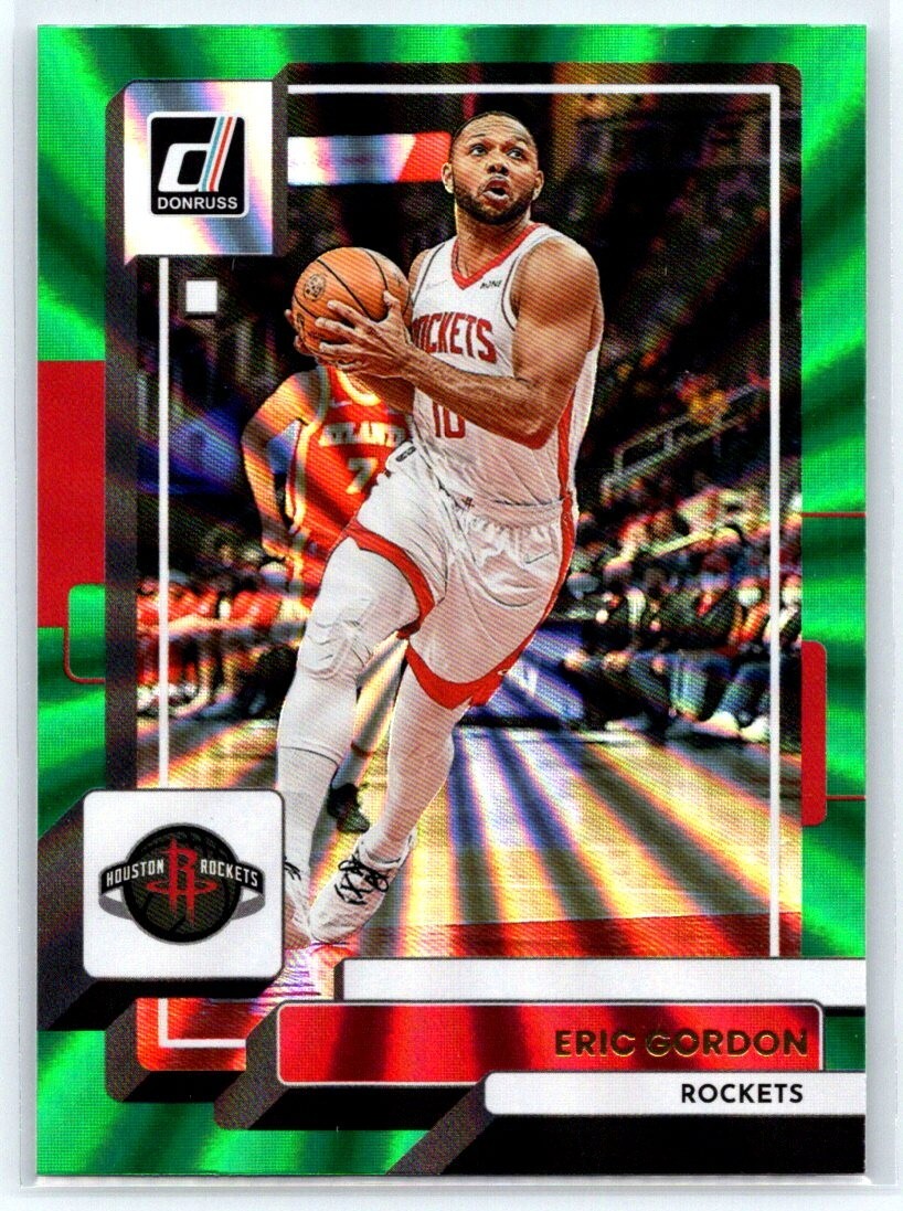 2022-23 Panini Donruss - Holo Green Laser #149 Eric Gordon Rockets