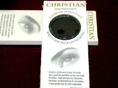 Christian Semi Permanent Eyebrow Makeup Kit  EYEBROW SHADOW BLACK