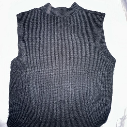 Girls Sweater Vest Soft Black Small - Picture 6 of 7