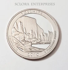 2010 S YOSEMITE *CLAD PROOF* QUARTER   **FREE SHIPPING**