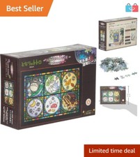 Official My Neighbor Totoro 208-Piece Crystal Jigsaw Puzzle - No Glue Required