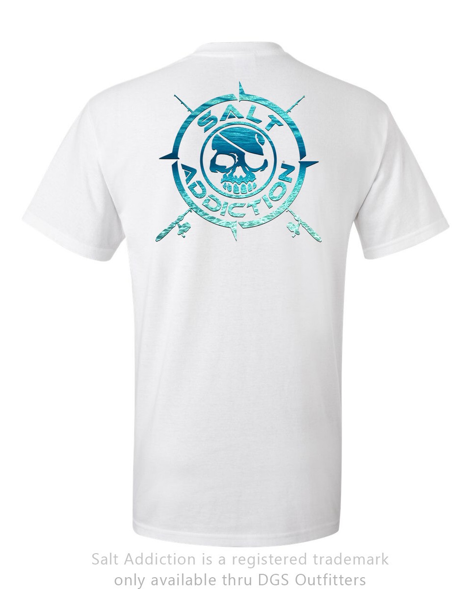 T-shirt Pesca Acqua Salata Manica Lunga Salt Addiction Ballerine Marlin - Foto 3