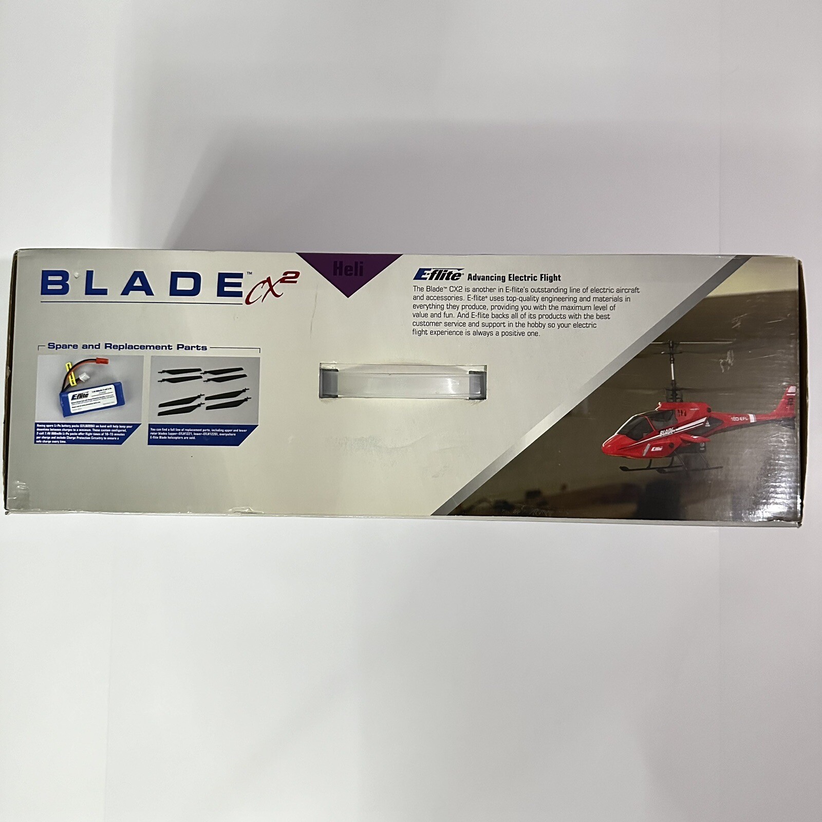 EFlite Blade CX2 RC Micro Heli Helicopter EFLH1250 NEW NOS