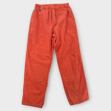 Crazy Shirts Pants Mens Large Baggy Twill Surf Hawaiian Tangerine Dye Orange NEW