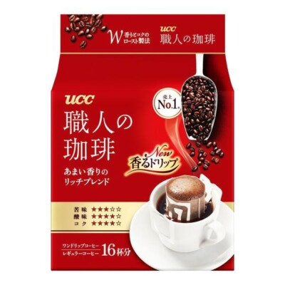 UCC Japan Instant Drip Coffee Mocha Blend 16 packs