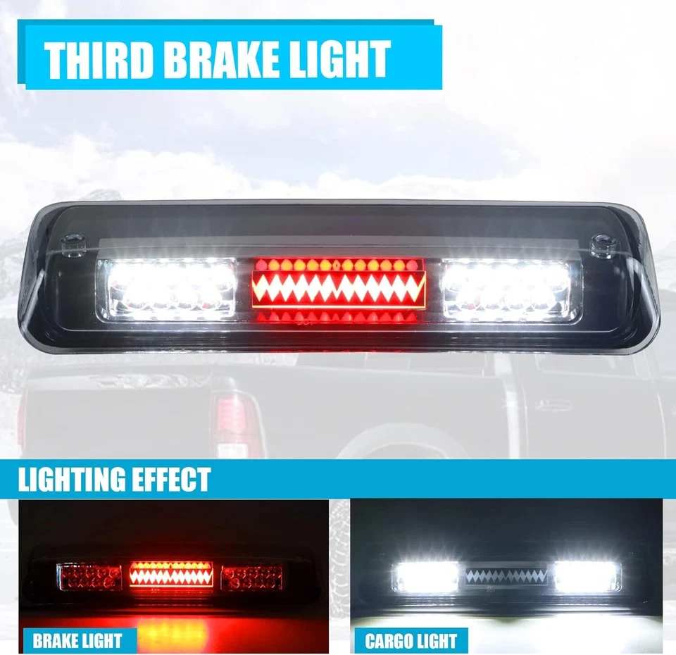黑色 LED 第三刹车货运灯适用于 2004 - 2008 年福特 F150 / Sport Trac / Mark LT — 第 4/4 张图片