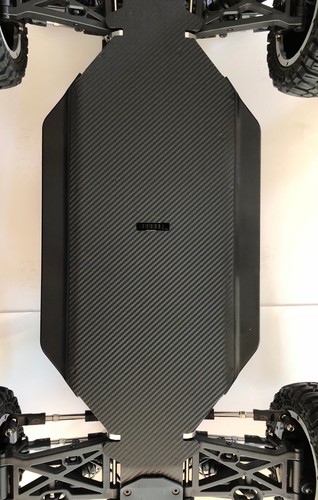 3 Traxxas Xmaxx-T-Maxx / E-Maxx Chassis Protector 4D Carbon Fiber-High Gloss - Picture 5 of 5