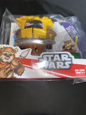 NIB Star Wars Playskool Galactic Heroes ENDOR ADVENTURE EWOK FIGURE Set - WICKET