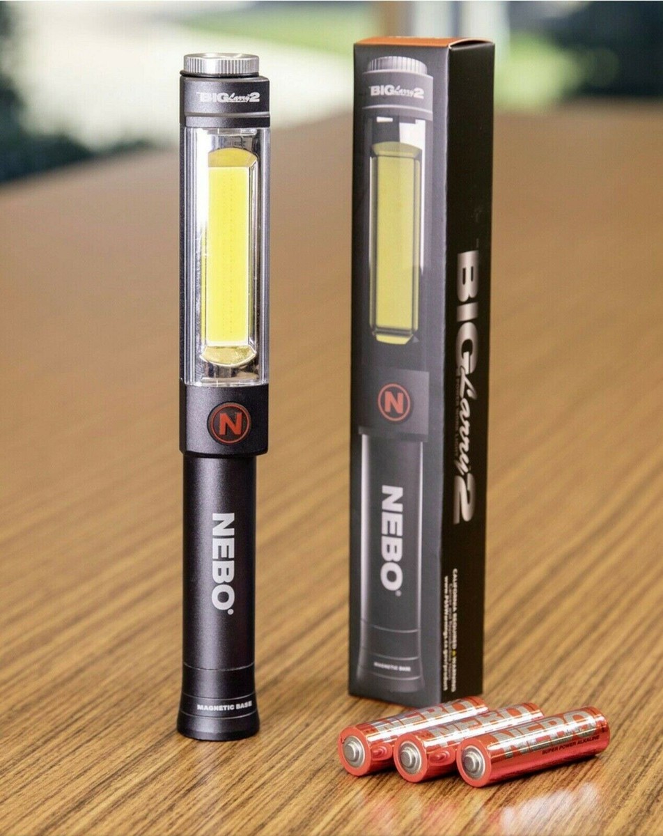Nebo Big Larry 2-COB 500 Lumen Worklight with Red Emergency Signal Mode BLACK | eBay Australia Nebo Big Larry 2-COB 500 Lumen Worklight with Red Emergency Signal Mode BLACK | eBay Australia
