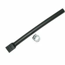 Fits Royal Enfield Duckbill Breather Black Pipe & Clip