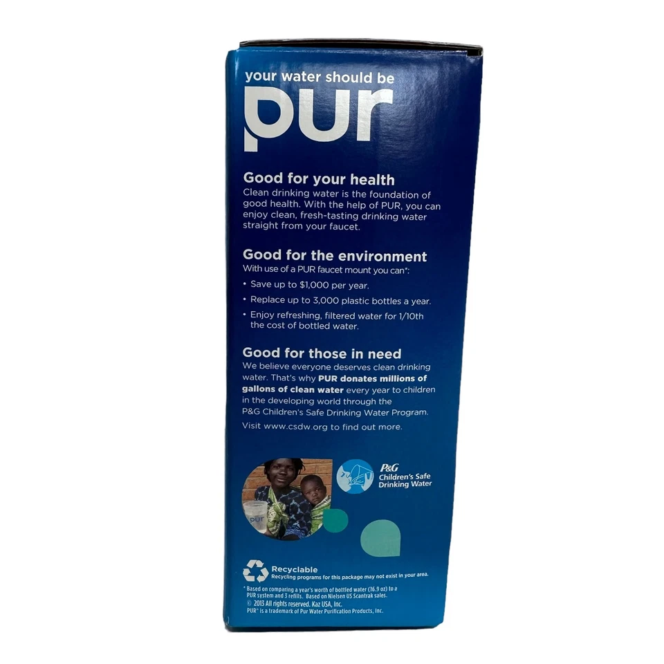 PUR Basic Faucet Water Filtration System White Finish FM-3333B - Image 2 of 4