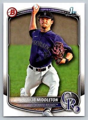 2025 Bowman Draft #BD-78 JB Middleton