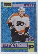 2022 O-Pee-Chee Platinum Retro Rookies Blue Traxx /199 Isaac Ratcliffe #R-78 4z8