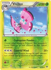 Vivillon Reverse Holo Rare 17/146 – 2014 XY Base Set – Damaged on eBay
