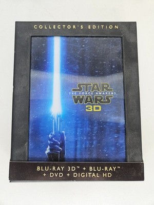 Star Wars The Force Awakens 3D Blu-Ray/Blu-Ray/DVD + Digital Collector's Edition