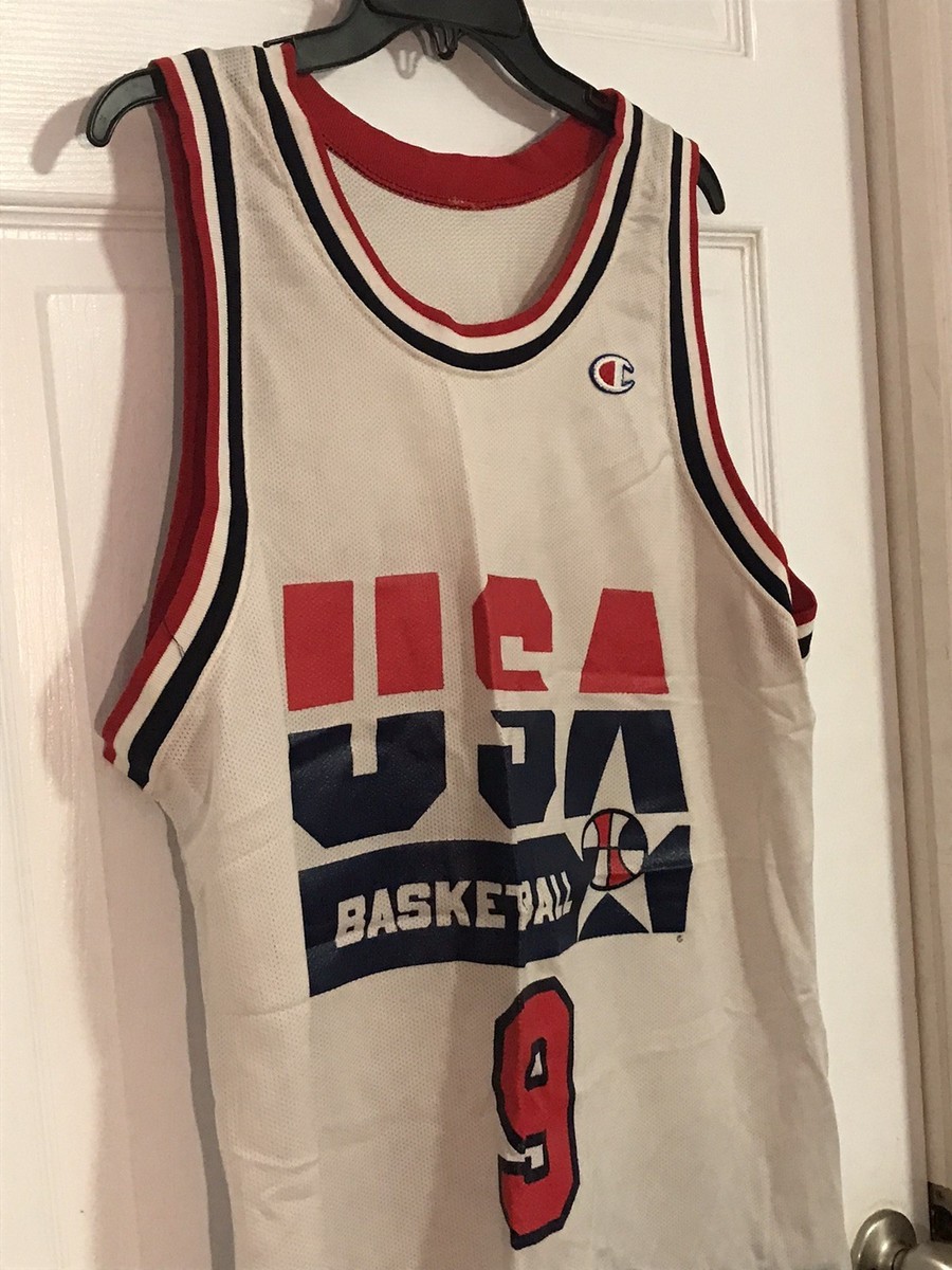 USA Basketball Michael Jordan Jersey Number 9 USA Olympics Size 48