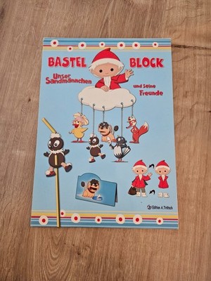 Unser Sandmännchen und seine Freunde, Bastelblock, unvollständig, Kinderparty