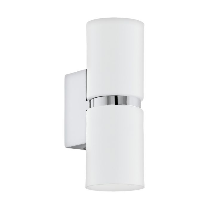PASSA CHROM/ WEIß WANDLEUCHTE WANDLEUCHTE NT 2X GU10/ 3W 95368