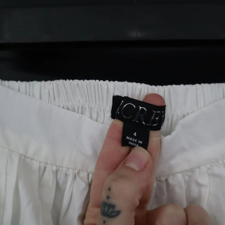 J. Falda Crew Midi Mujer 4 Clásica Atemporal Preppy Costera Boho Femenina Nueva con Etiquetas Foto 3 de 4