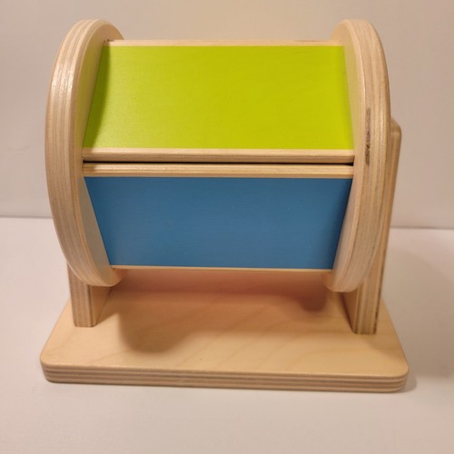 Lovevery Wooden Spinning Drum Montessori Baby Toy Color Wheel 7–8 Months