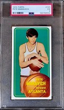 PISTOL PETE MARAVICH 1970 Topps #123 Rookie Card RC PSA 5