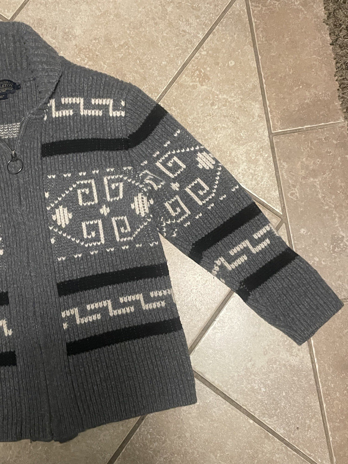 Pendleton The Original Westerley Wool Cardigan Zi… - image 8