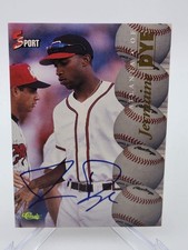 Jermaine Dye 1995 Classic 5 Sport Autograph Atlanta Braves SIGNED Auto Card