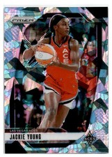 2024 Panini Basketball WNBA Prizm Jackie Young Ice #1 Las Vegas Aces