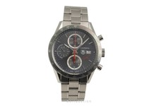 Tag Heuer Carrera chronographe acier automatique montre pour hommes CV201M.BA079