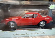 Signature Models 118 Studebaker Avanti 1963 Red Diecast Car