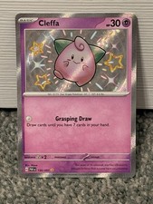 Pokemon Paldean Fates Cleffa 150/091 Shiny Holographic on eBay