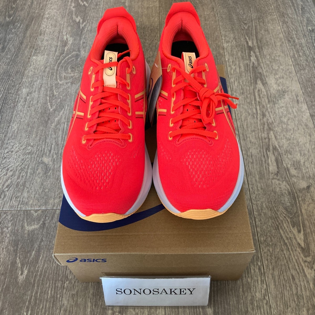 シアノ　30枚 ASICS GEL-KAYANO 32 1011C052 600 Flash Red/Beet Juice New in Box