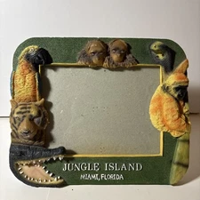 Jungle Island Miami Florida Zoo Animal Picture Frame 5.5” x 7” Horizontal