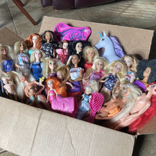 Big Barbie Lot! Semi Dressed Dolls - Disney P...