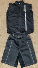 Men’s KONA K Nine Mountain Bike Shorts Size 30 + Full Zip Cycling Vest Small