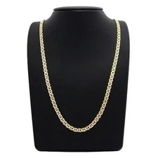 VFK 14K Gold Filled Mariner Chain Necklace – 24" Unisex Jewelry