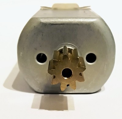 5x Mabuchi Motor mit Zahnrad (9 Zähne)